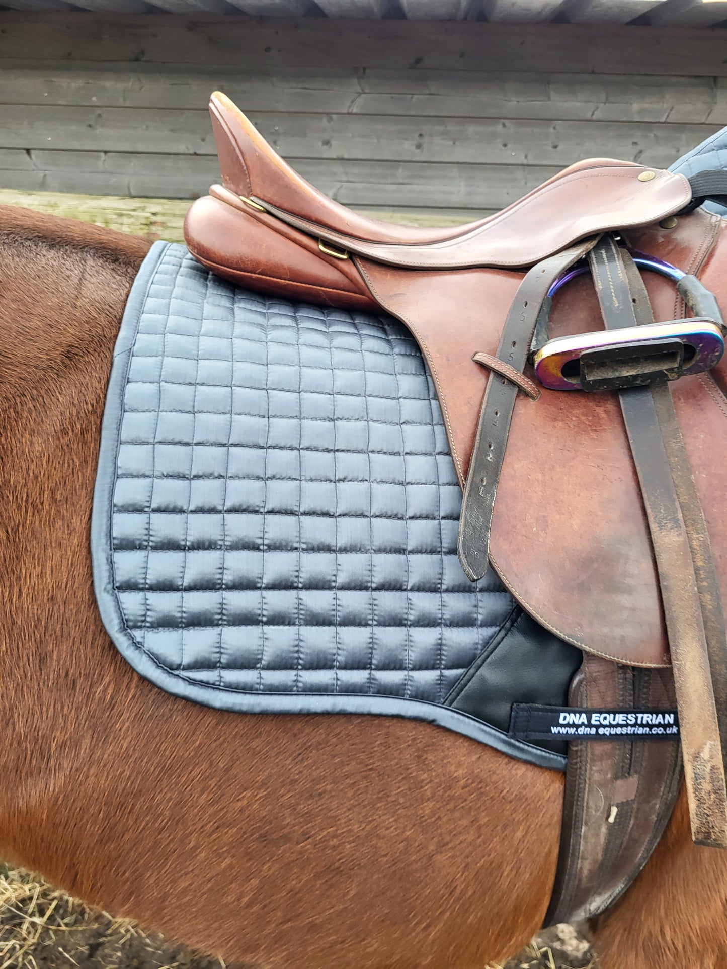 Satin saddle pad DNA equestrian ltd