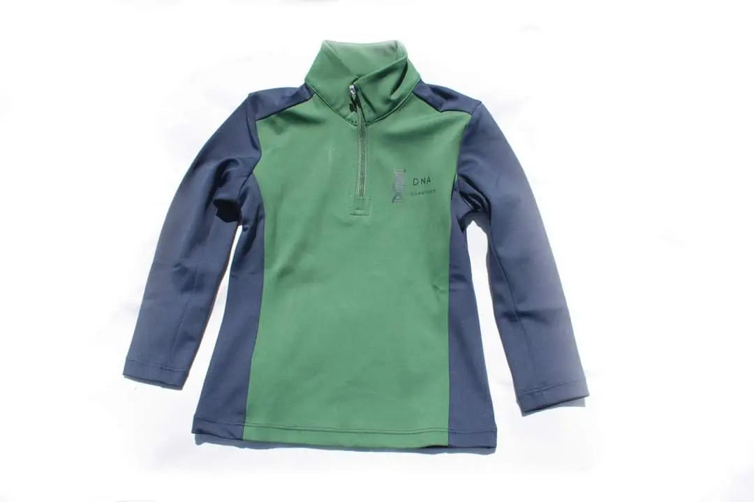 Children's navy and green baselayer DNA equestrian ltd