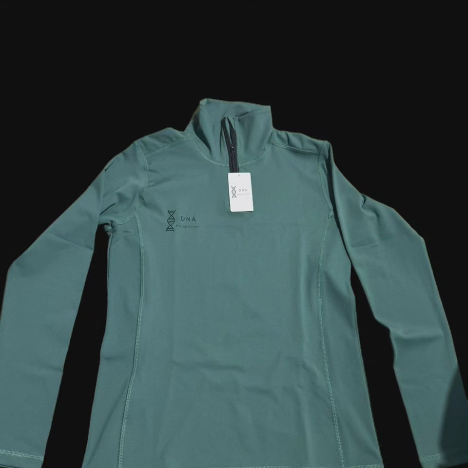 Green ladies baselayer DNA equestrian ltd