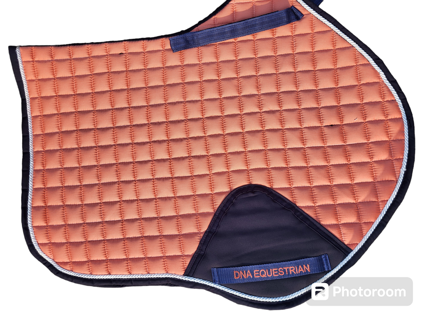 Coral saddle pad and fly veil set DNA equestrian ltd