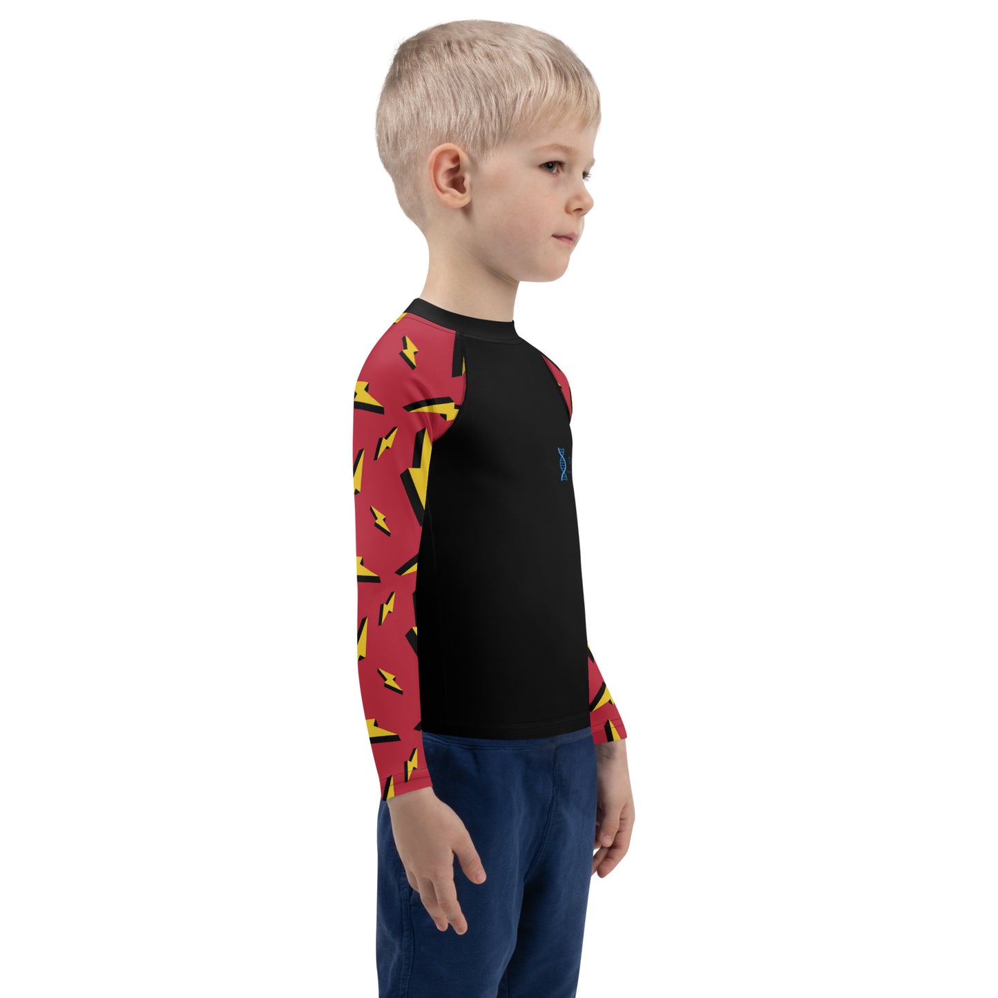 Kids red lightening base layer DNA equestrian ltd