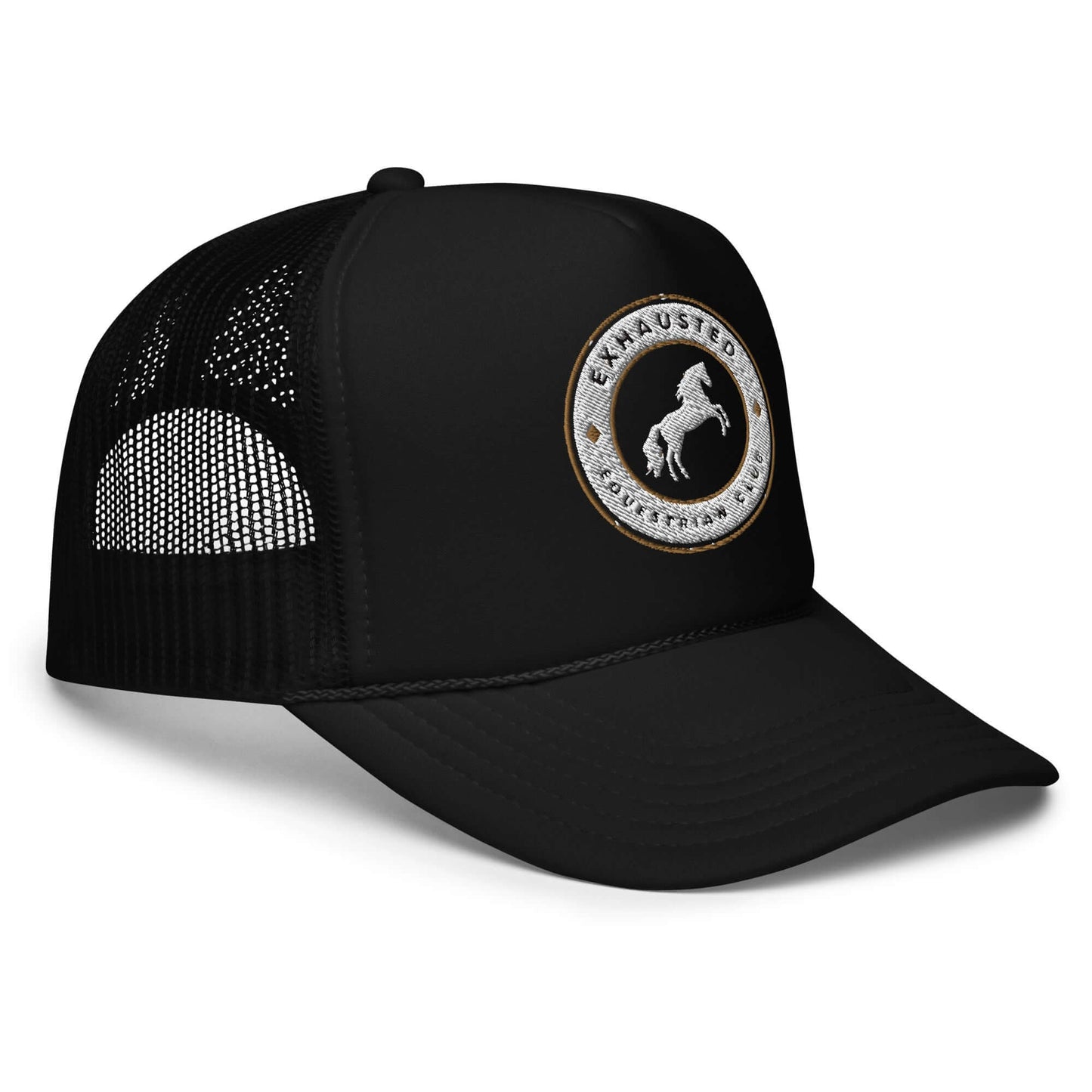 Exhausted equestrian club Foam trucker hat