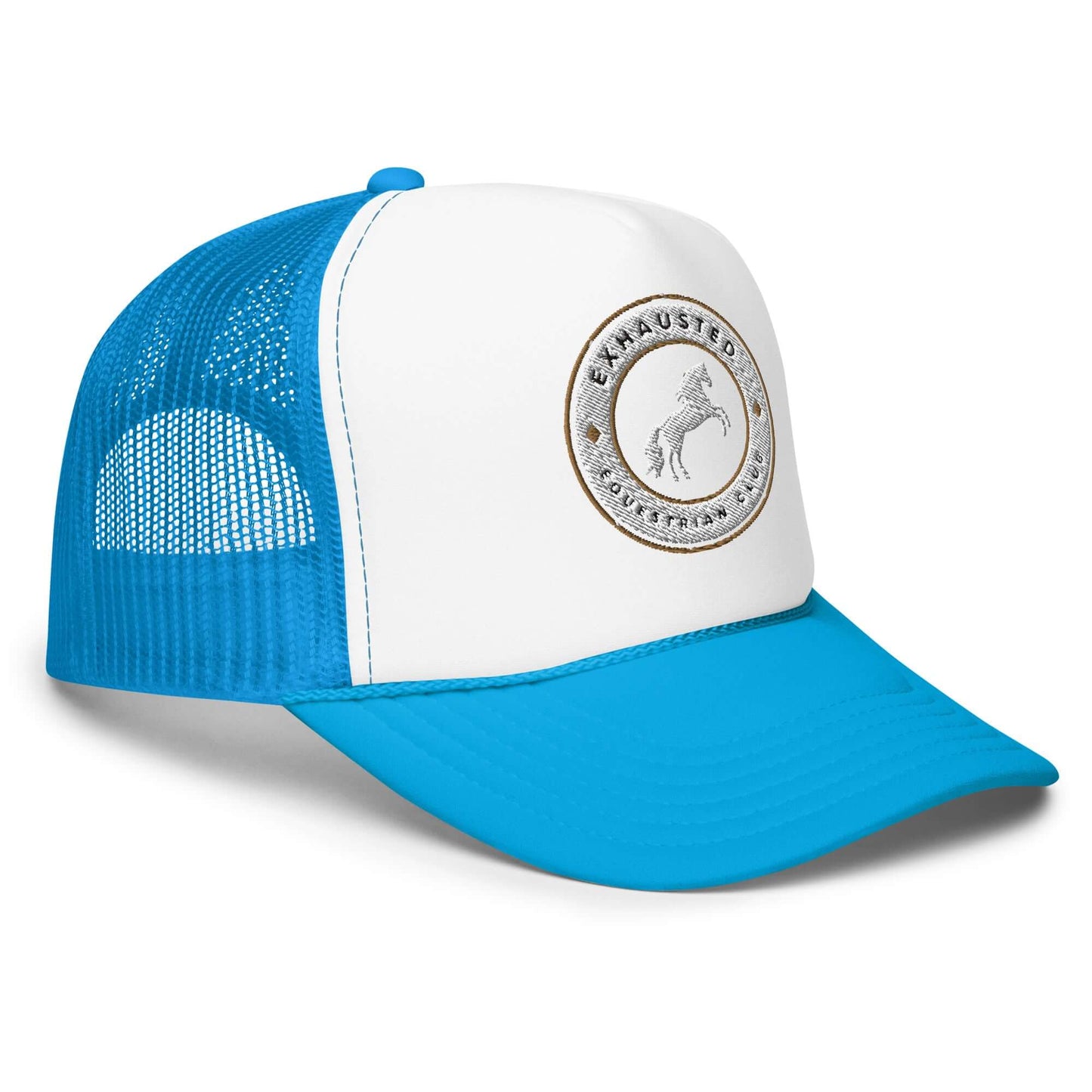 Exhausted equestrian club Foam trucker hat