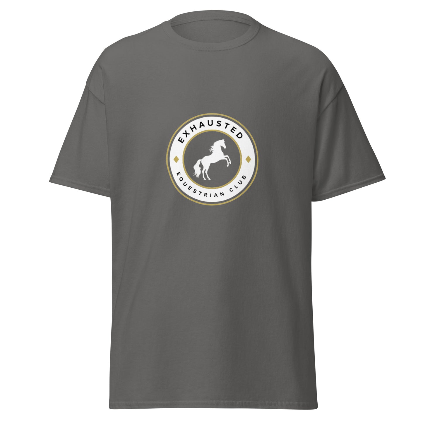 Unisex exhausted equestrian club classic tee