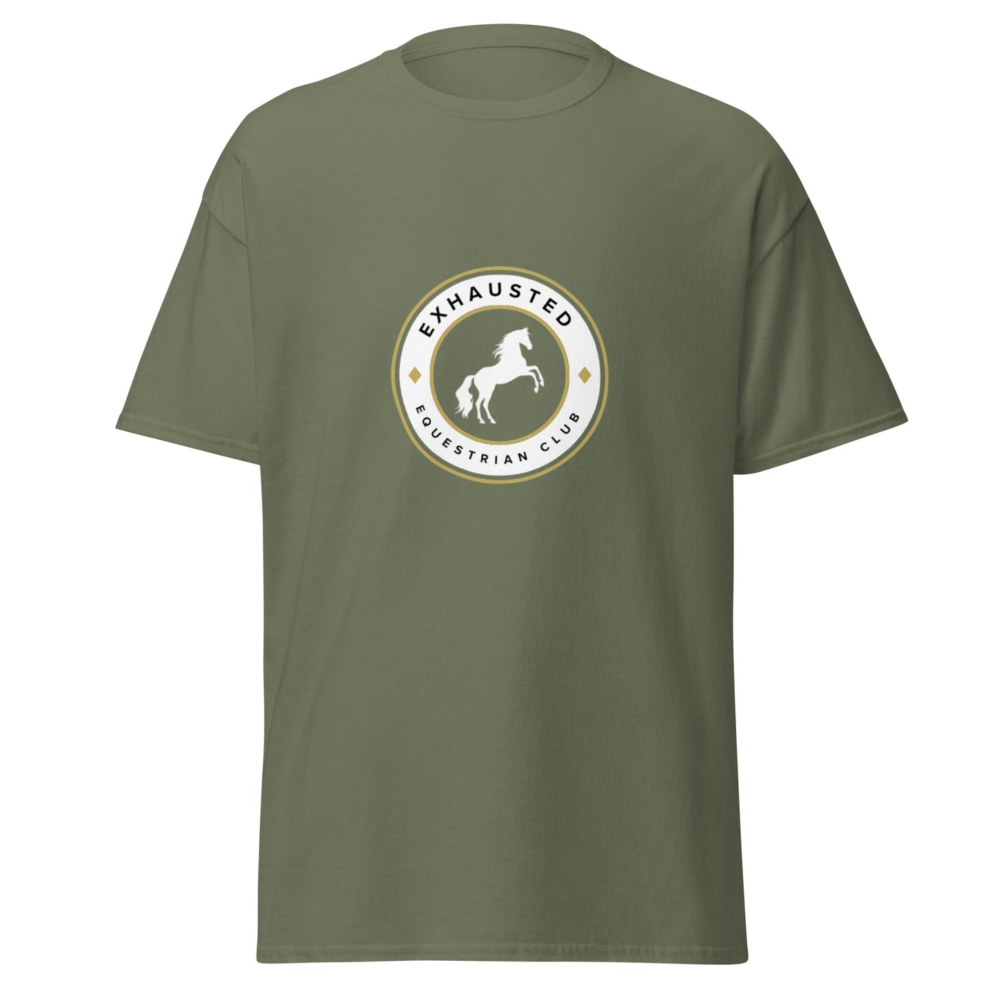 Unisex exhausted equestrian club classic tee