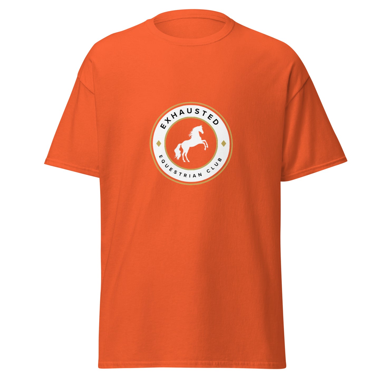 Unisex exhausted equestrian club classic tee