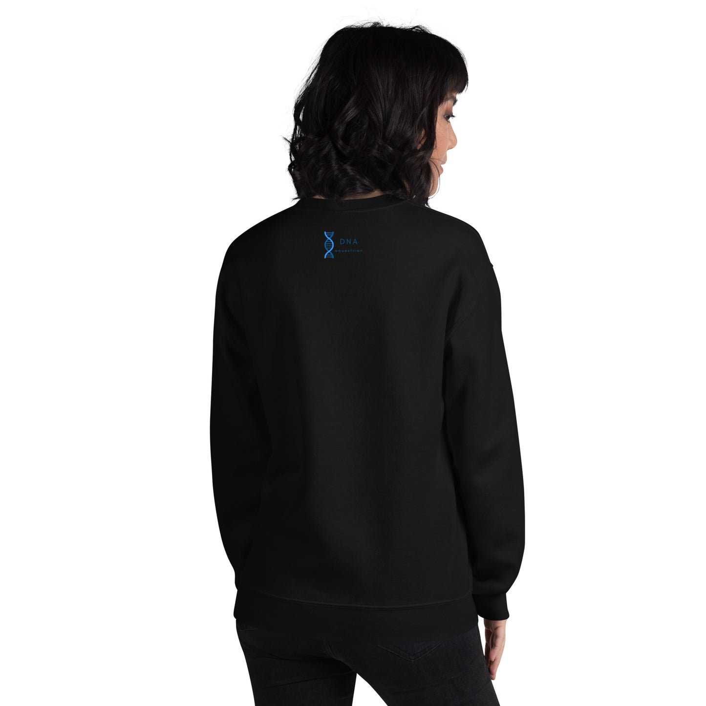'Head up, heels down' Unisex Sweatshirt DNA equestrian ltd