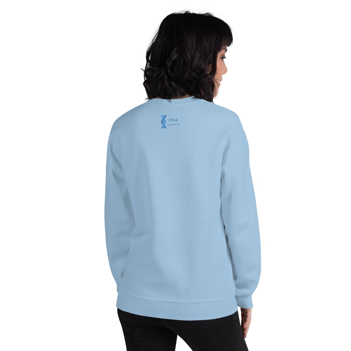 'Head up, heels down' Unisex Sweatshirt DNA equestrian ltd