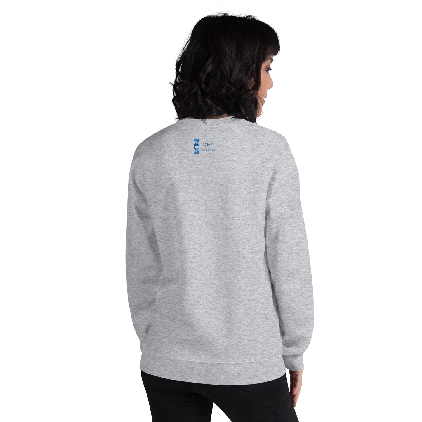 'Head up, heels down' Unisex Sweatshirt DNA equestrian ltd