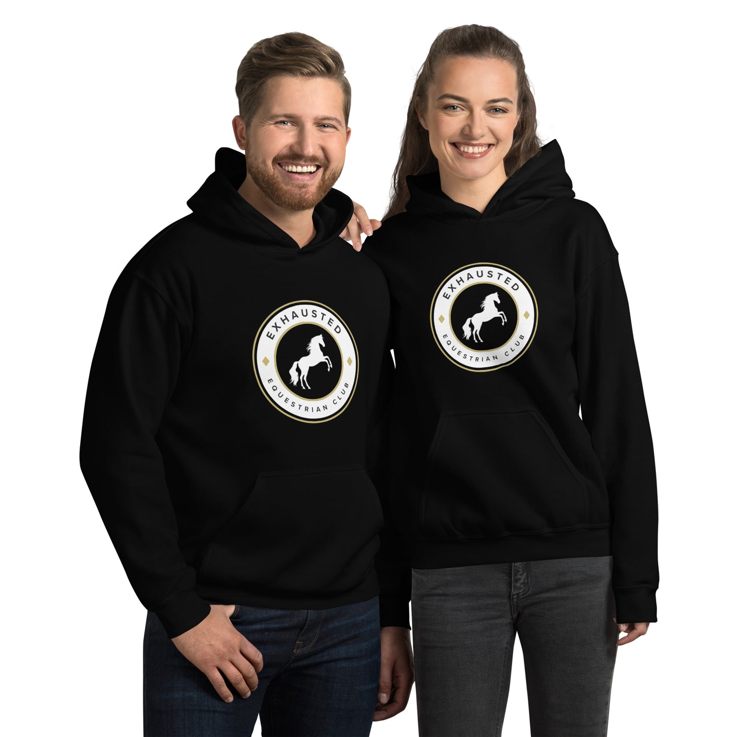 Unisex exhausted equestrian club Hoodie DNA equestrian ltd