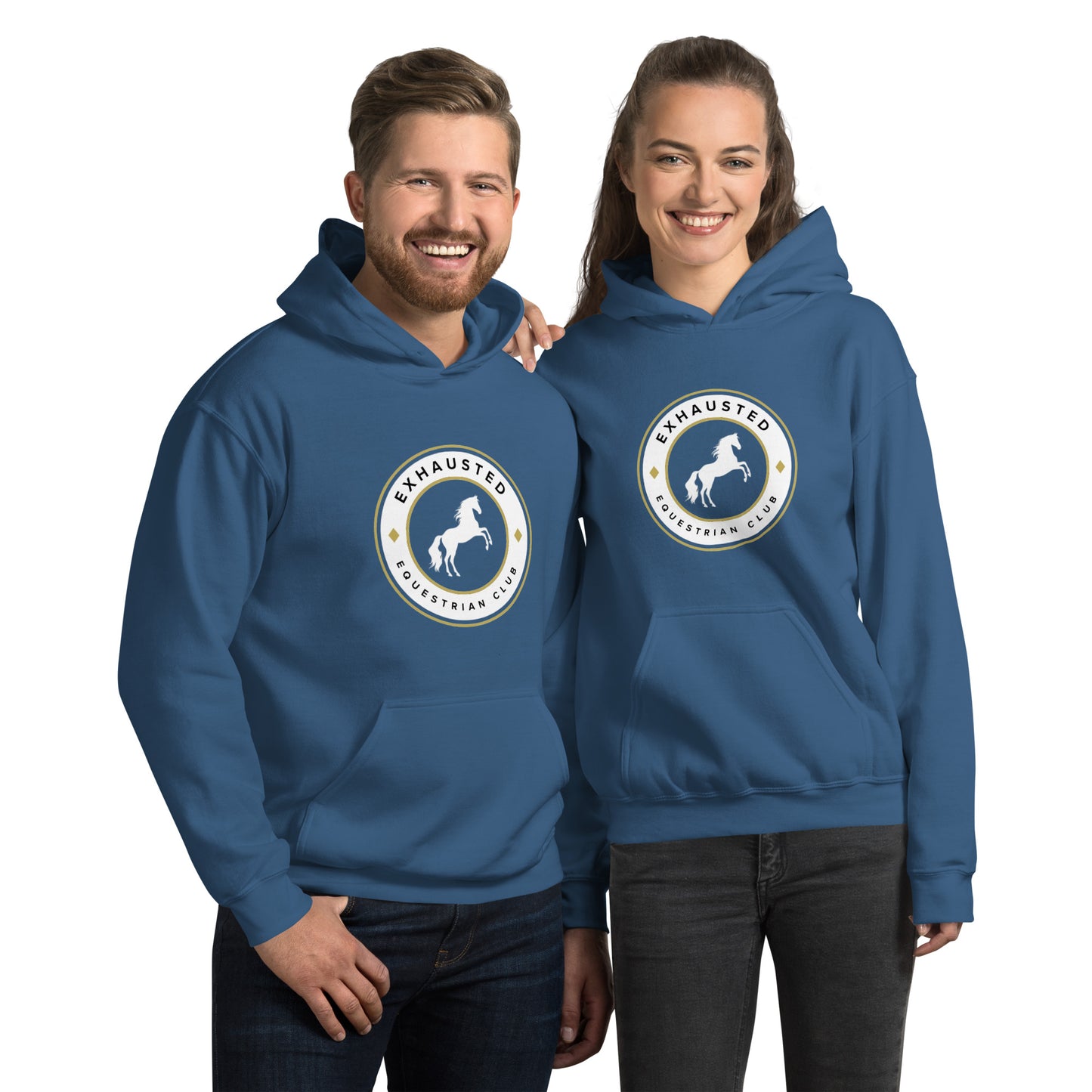 Unisex exhausted equestrian club Hoodie DNA equestrian ltd