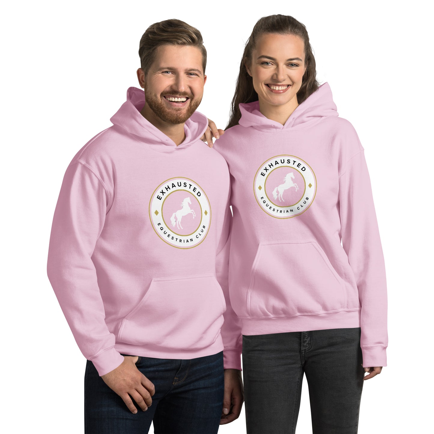 Unisex exhausted equestrian club Hoodie