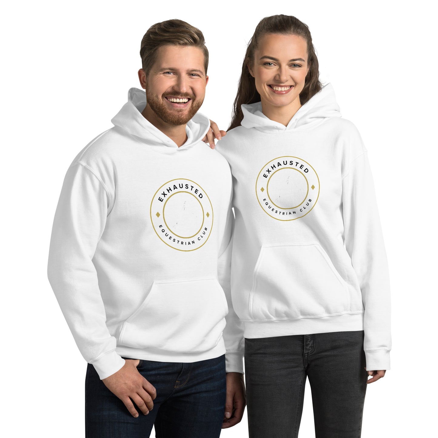 Unisex exhausted equestrian club Hoodie