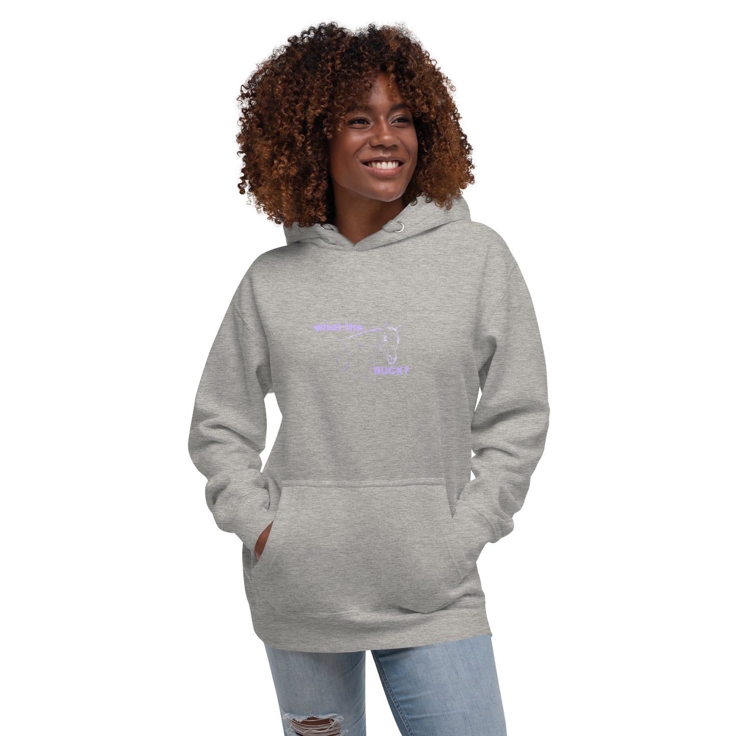 'What the' ladies Hoodie DNA equestrian ltd