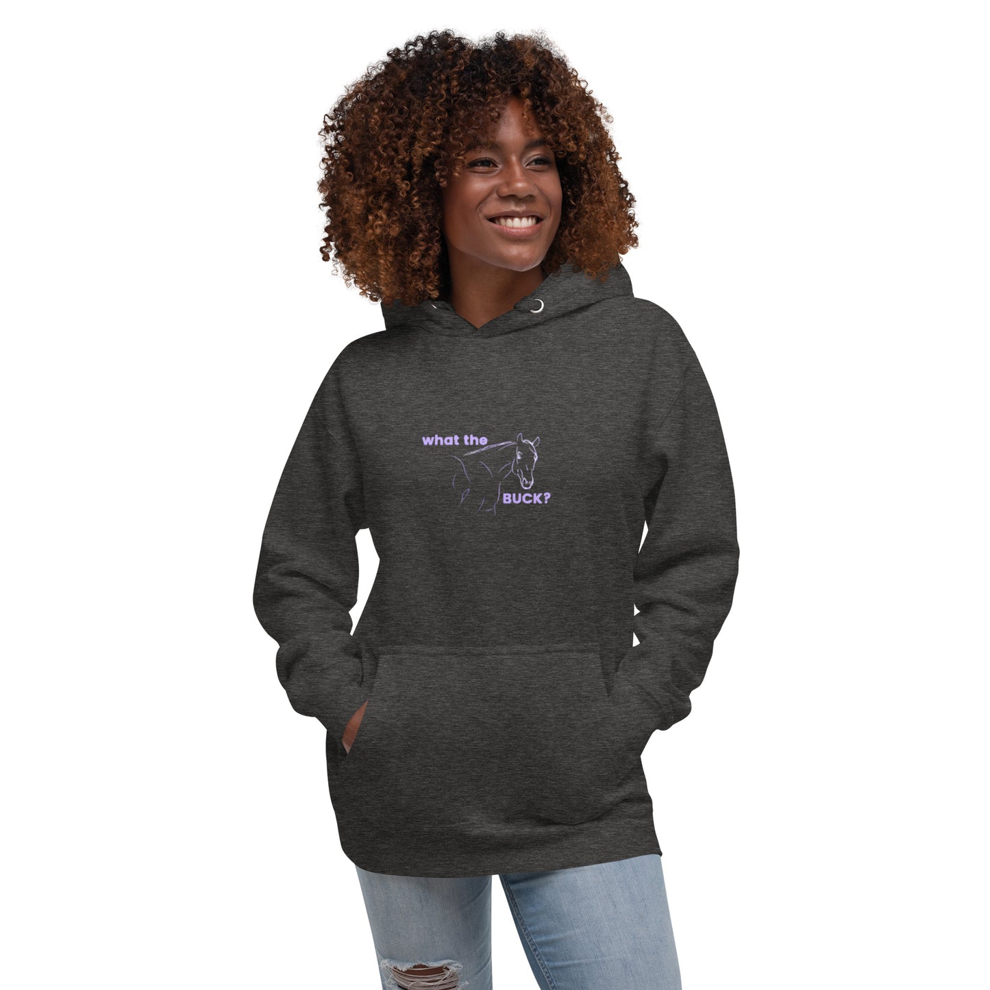 'What the' ladies Hoodie DNA equestrian ltd