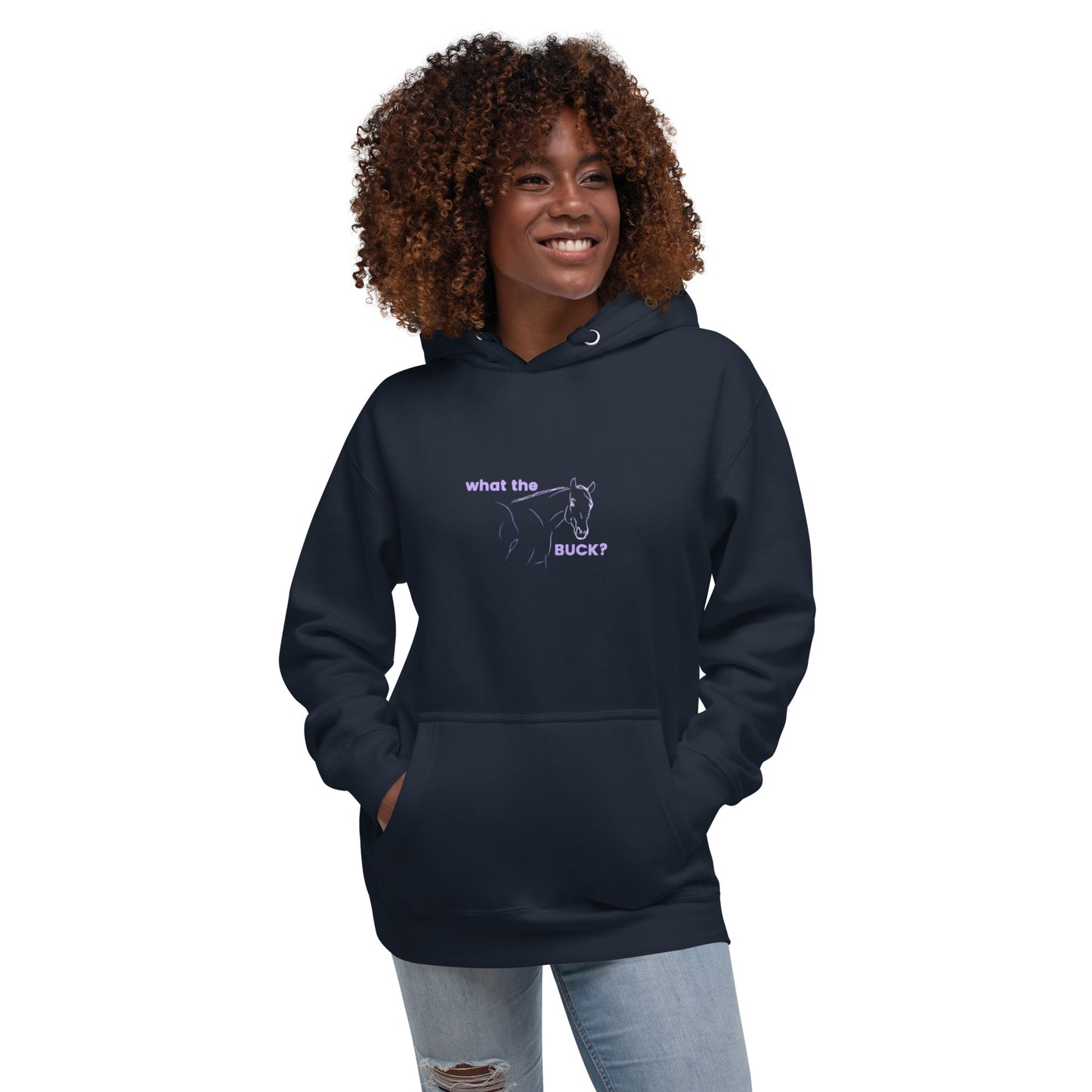 'What the' ladies Hoodie DNA equestrian ltd