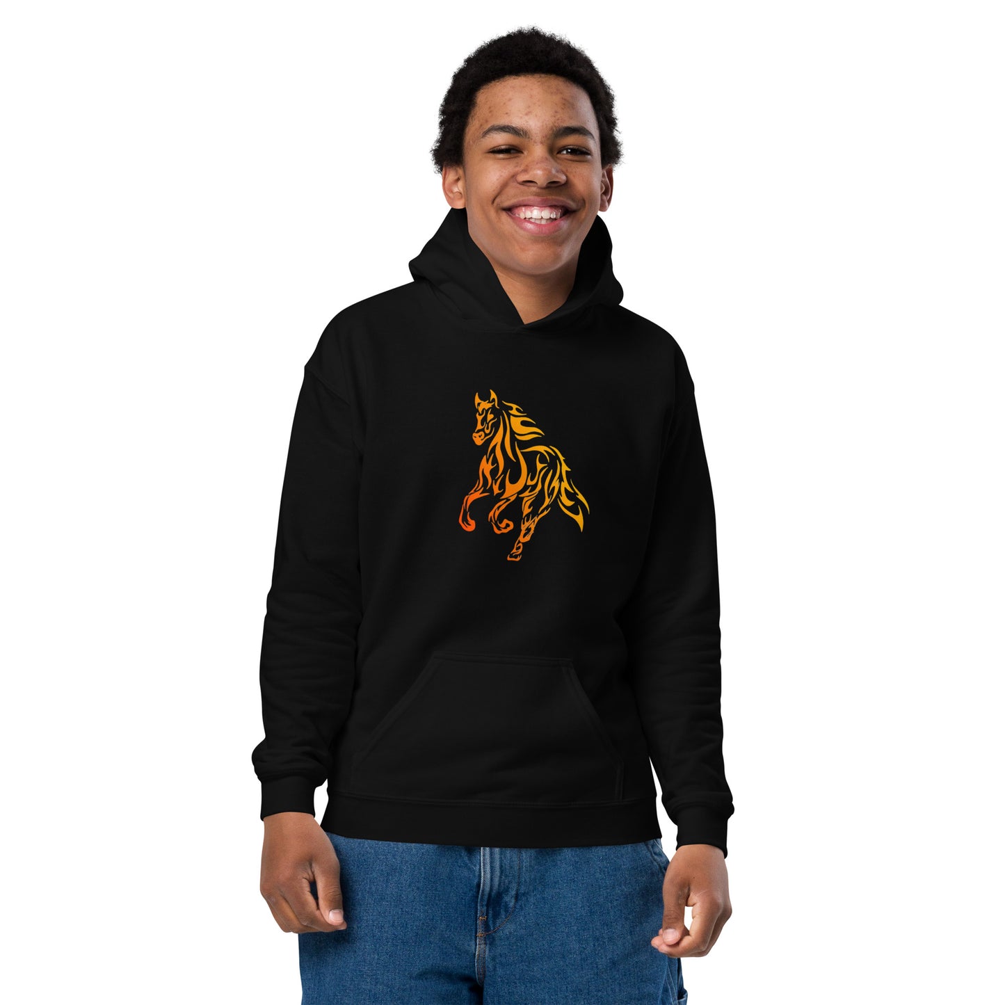 Fire horse Youth heavy blend hoodie DNA equestrian ltd