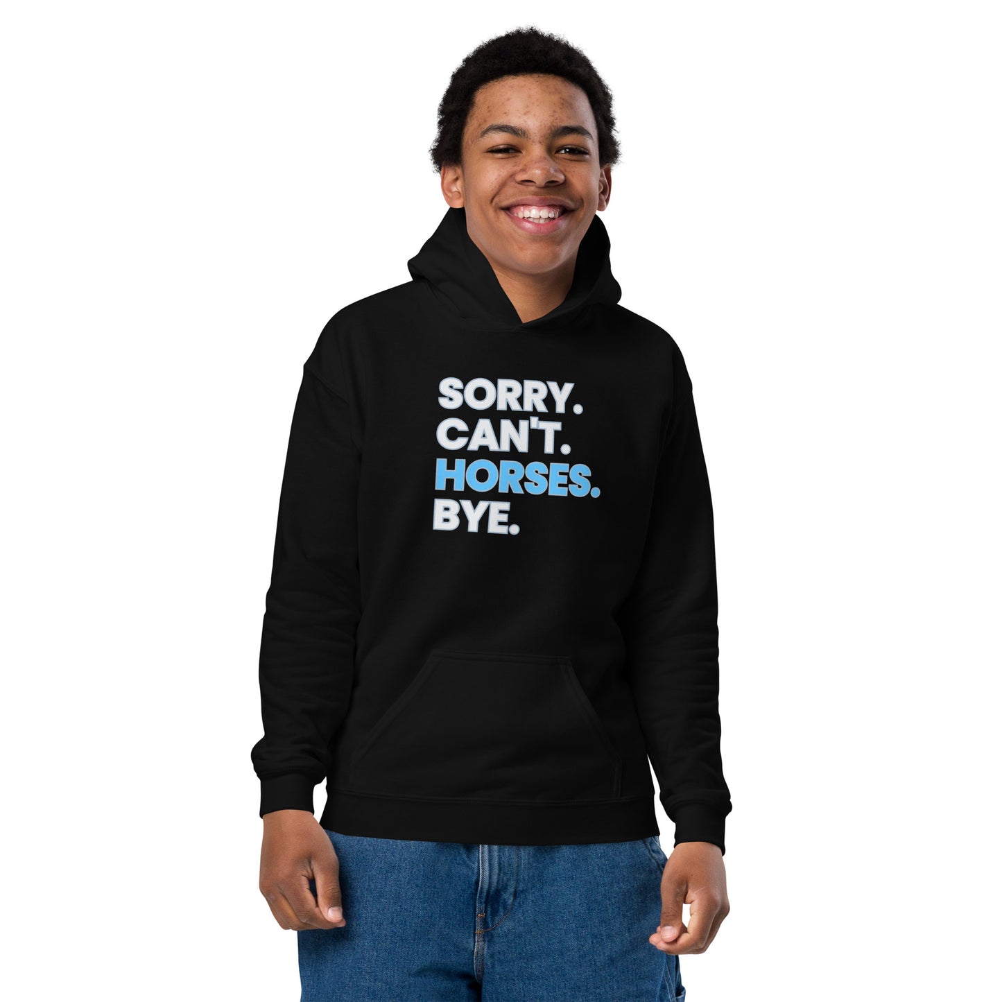 Cant sorry Youth heavy blend hoodie DNA equestrian ltd