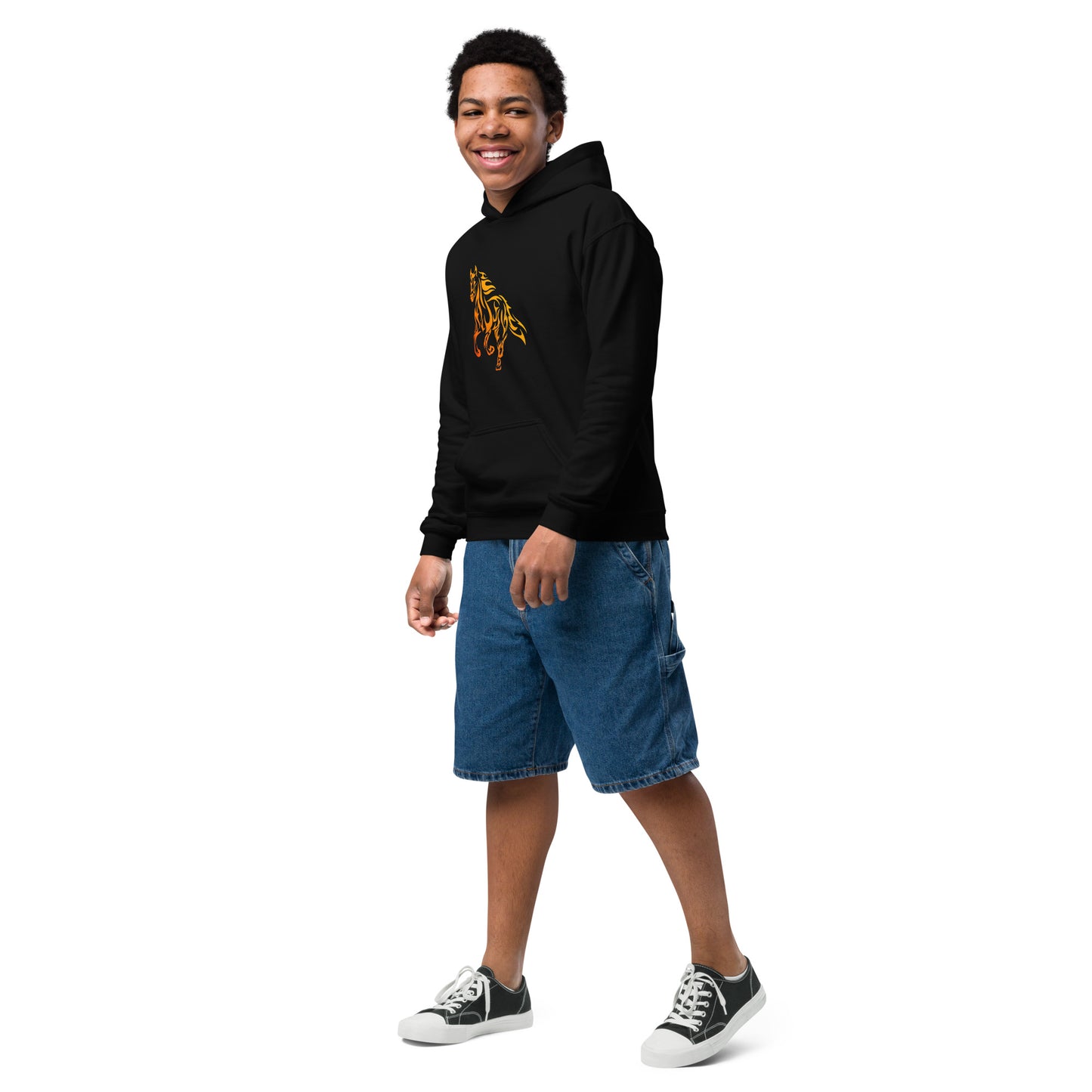 Fire horse Youth heavy blend hoodie DNA equestrian ltd