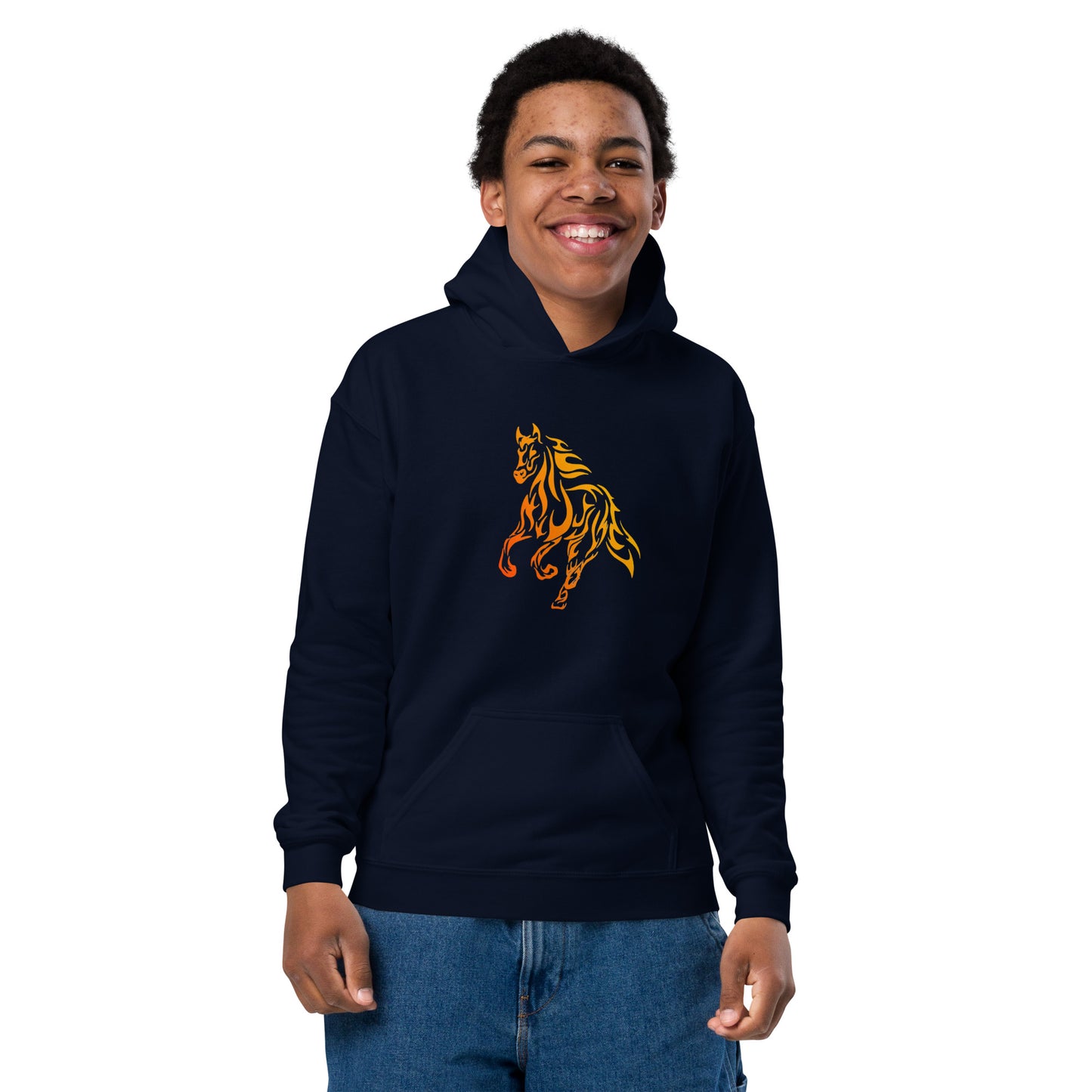 Fire horse Youth heavy blend hoodie DNA equestrian ltd