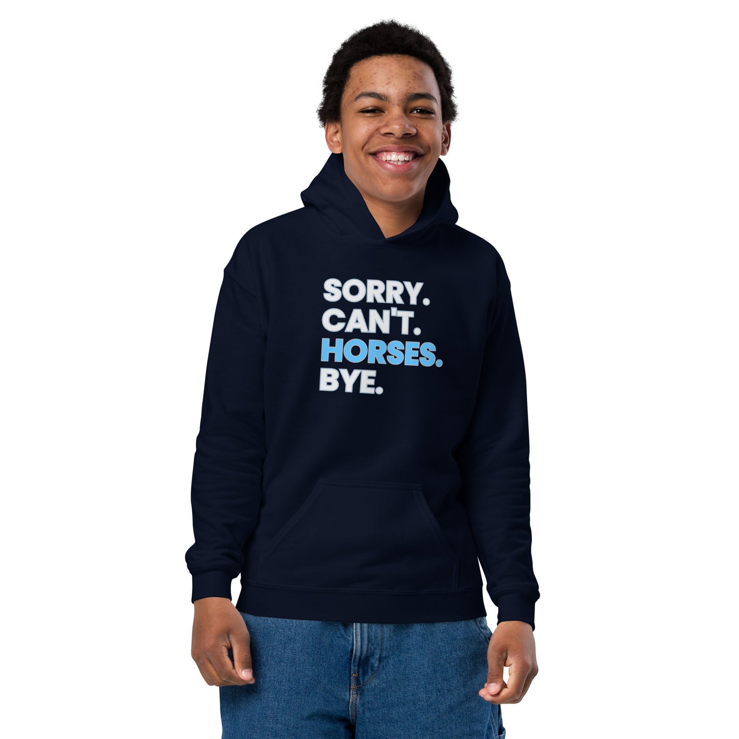 Cant sorry Youth heavy blend hoodie DNA equestrian ltd