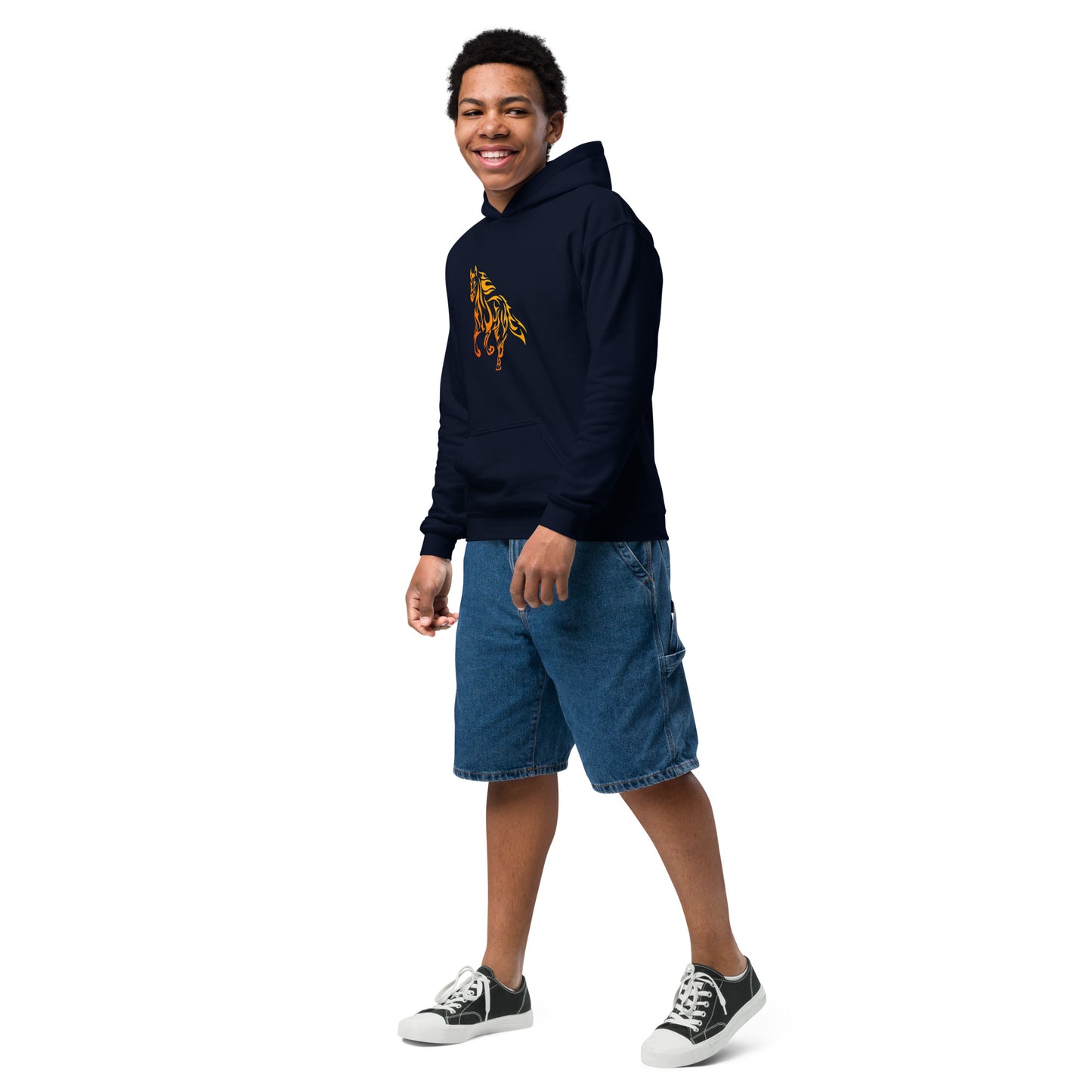 Fire horse Youth heavy blend hoodie DNA equestrian ltd