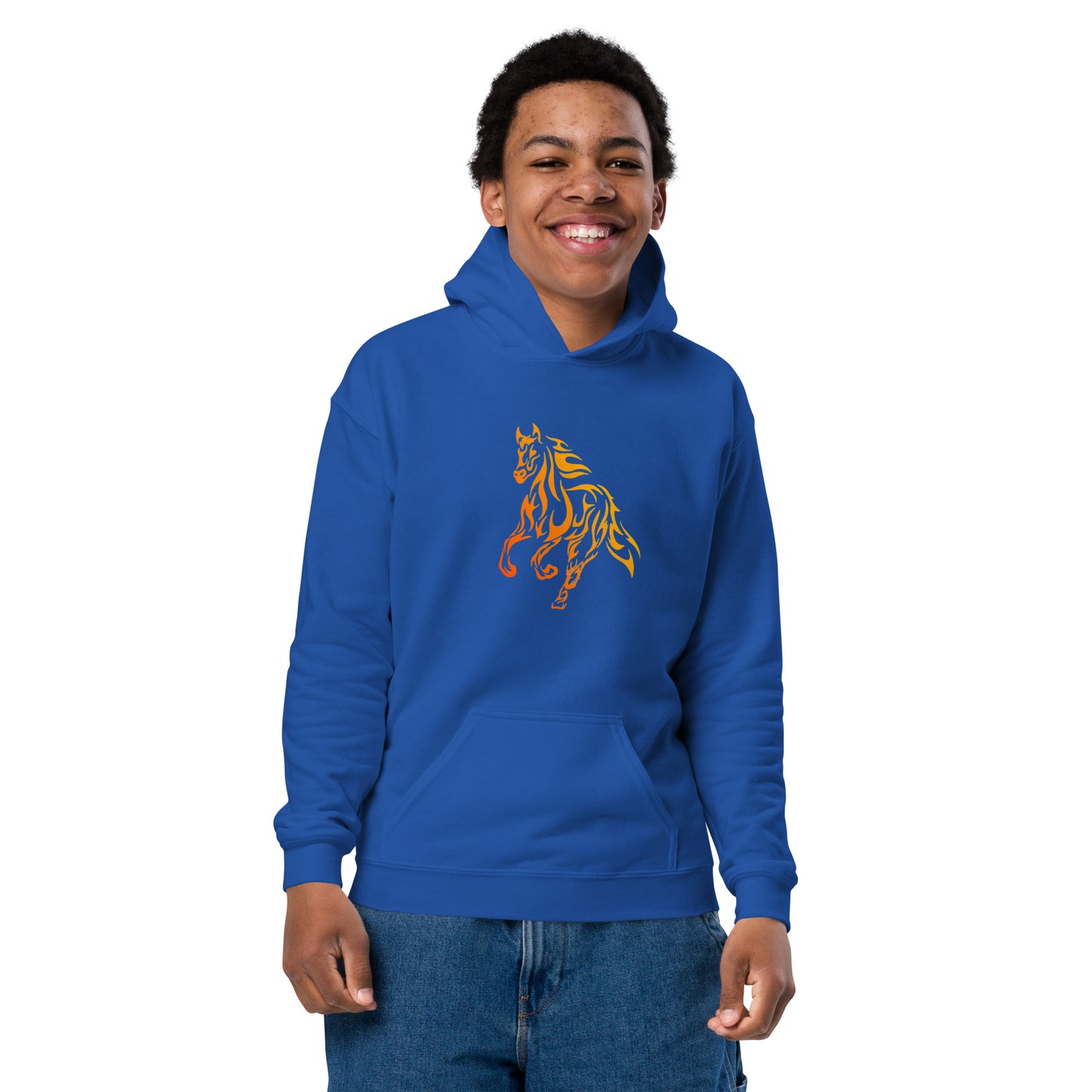 Fire horse Youth heavy blend hoodie DNA equestrian ltd