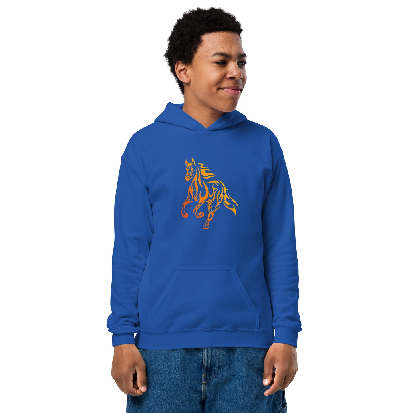Fire horse Youth heavy blend hoodie DNA equestrian ltd