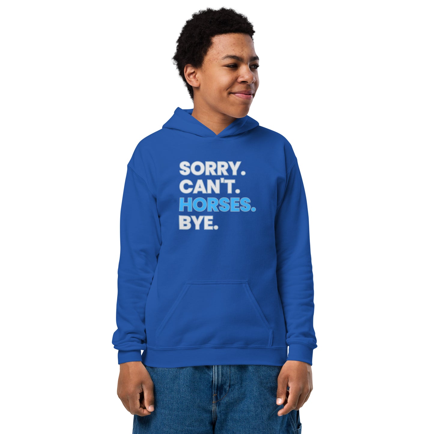 Cant sorry Youth heavy blend hoodie DNA equestrian ltd