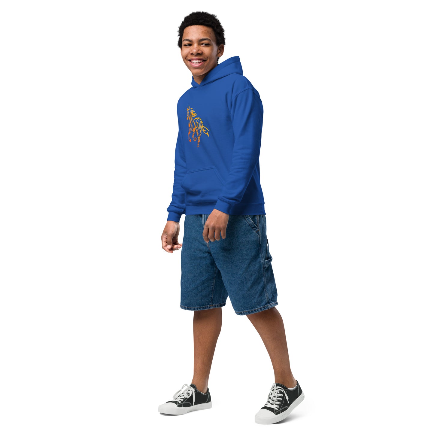 Fire horse Youth heavy blend hoodie DNA equestrian ltd