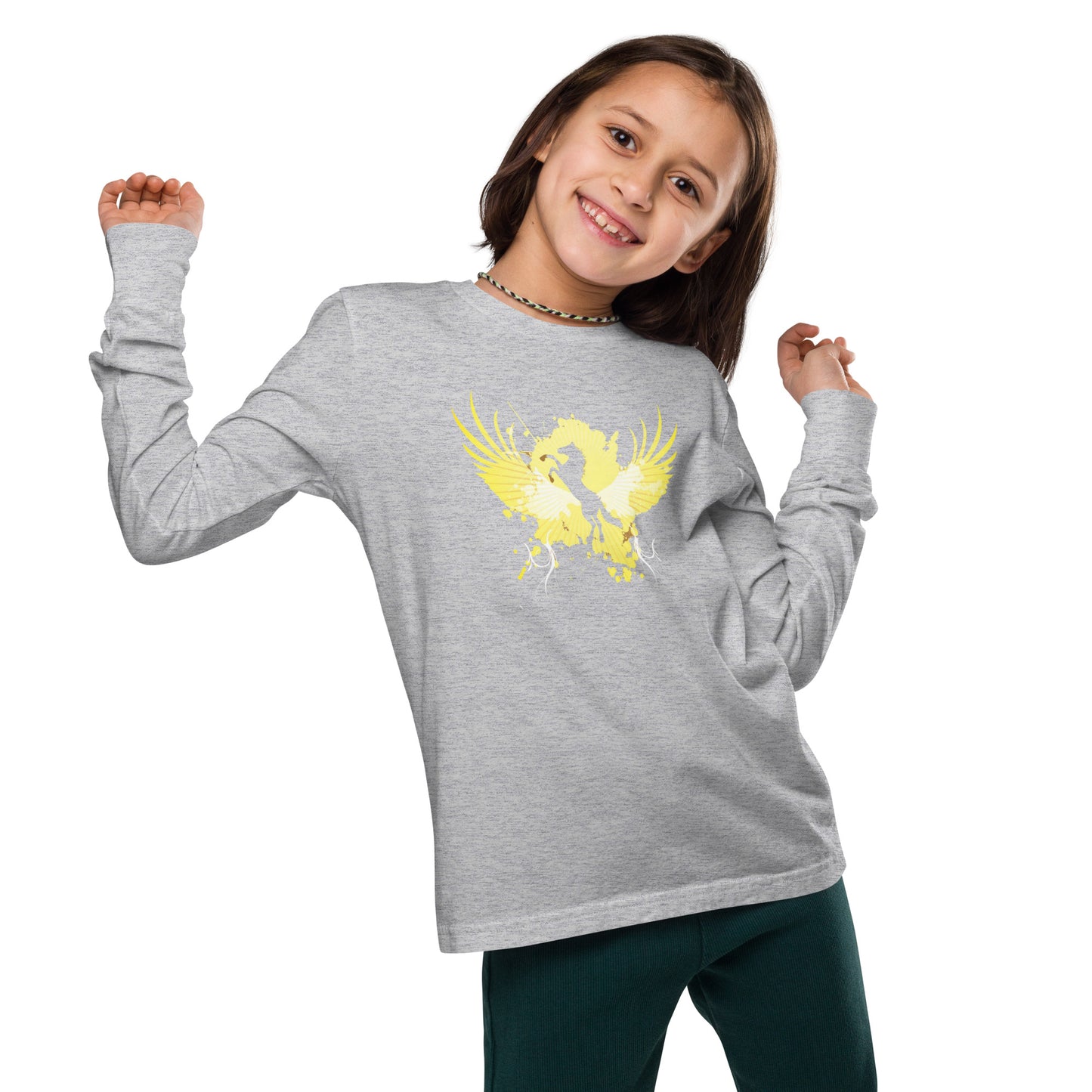 Youth horse graphic long sleeve tee DNA equestrian ltd