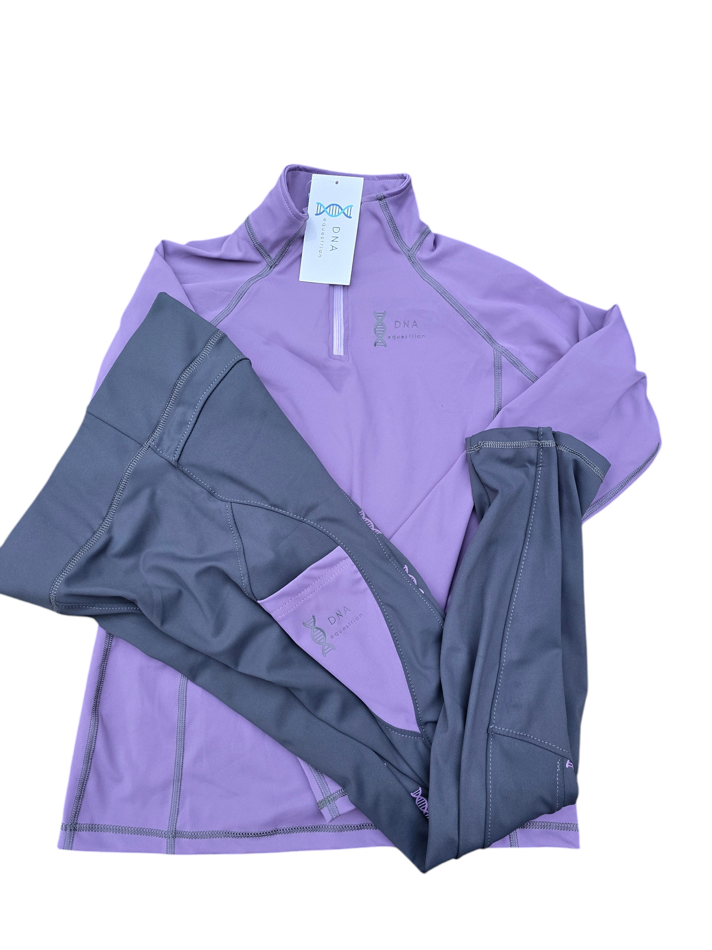 Ladies purple long sleeved baselayer