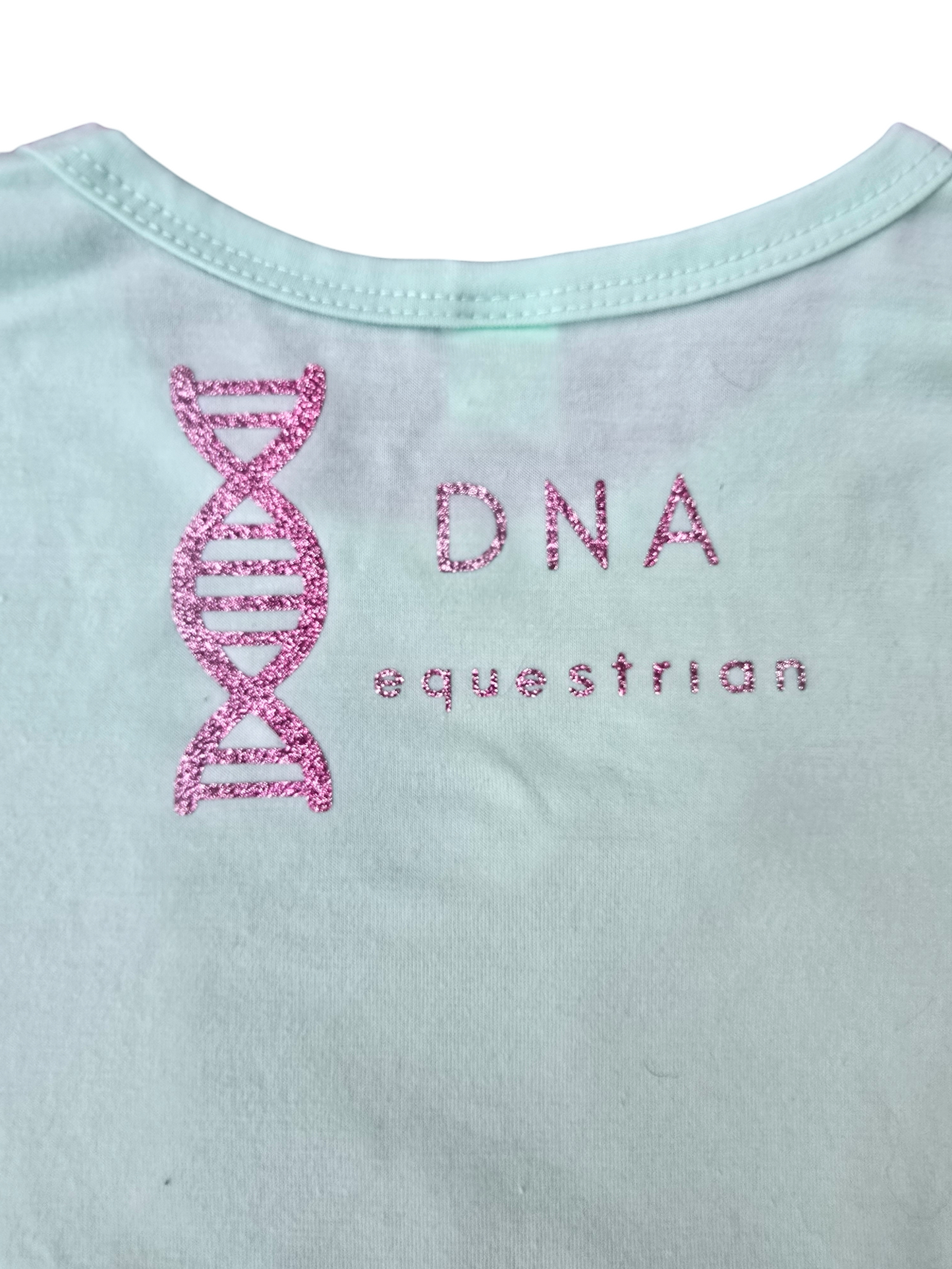 Childrens pink glitter pony tshirt