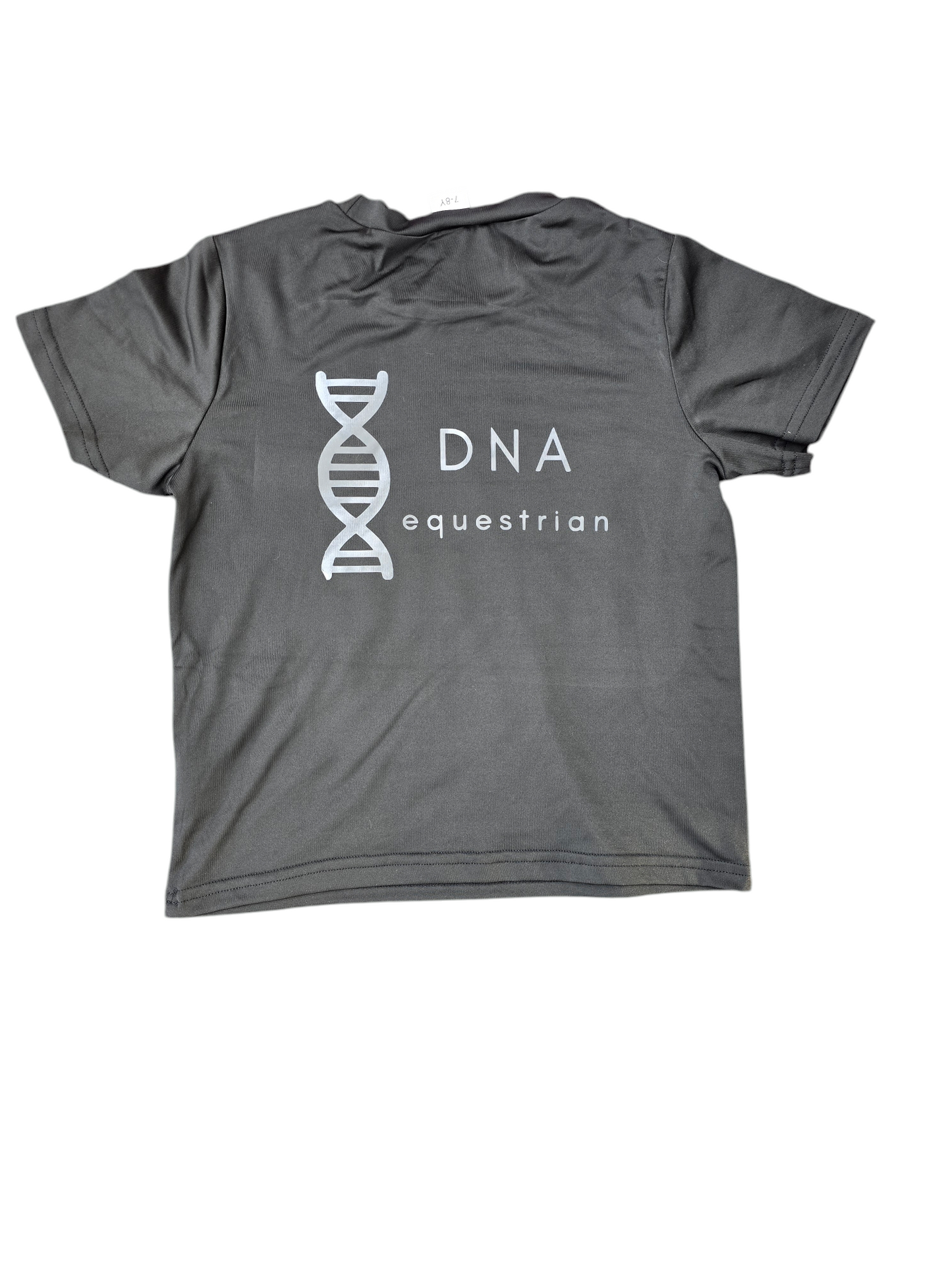 Childrens "can't, sorry, horses, bye" tshirt in black