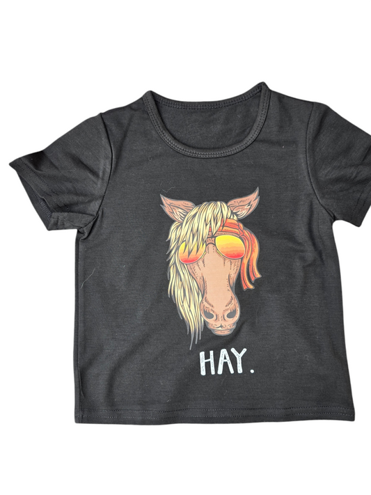Black kids "hay" t-shirt