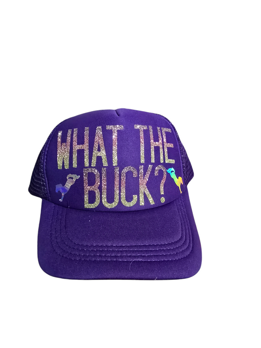 Purple funny slogan hat