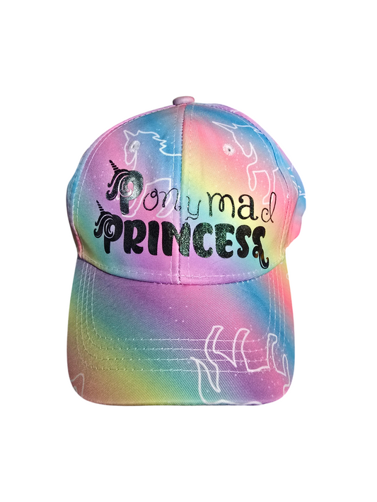 Pony mad princess unicorn baseball cap