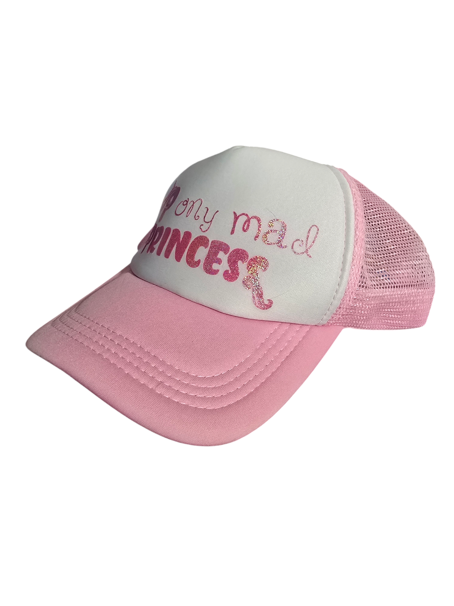 Pink pony made princess baseball cap