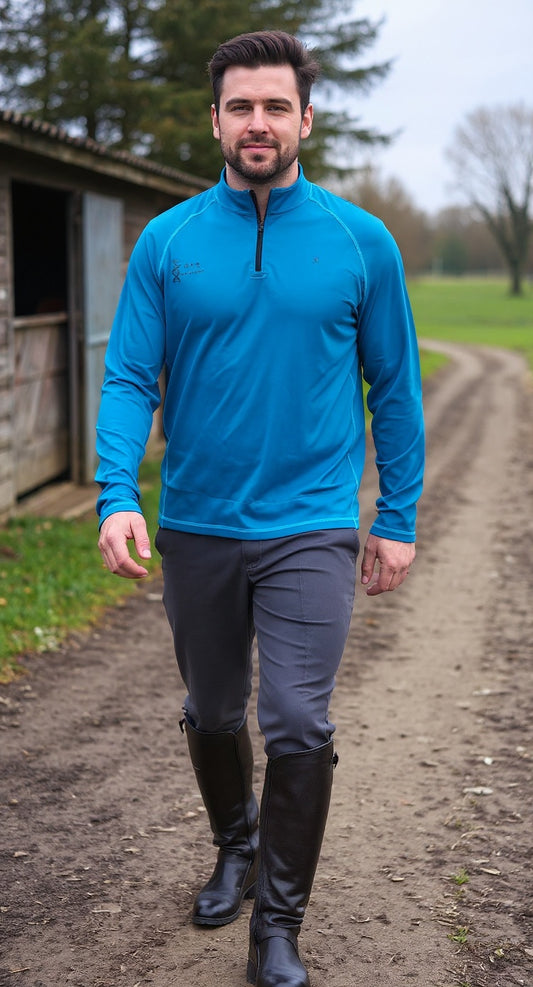 Mens blue baselayer