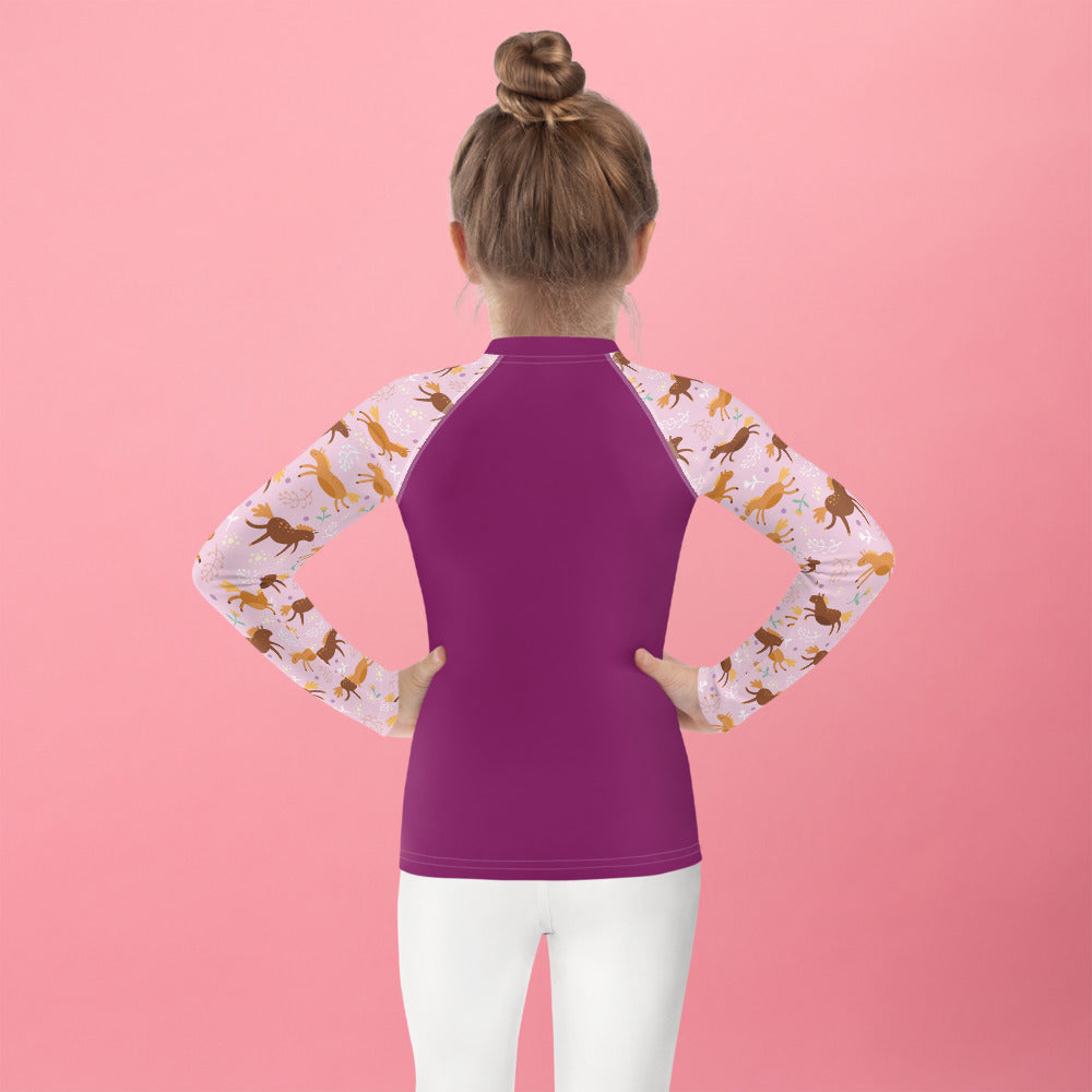 Kids pink pony baselayer DNA equestrian ltd