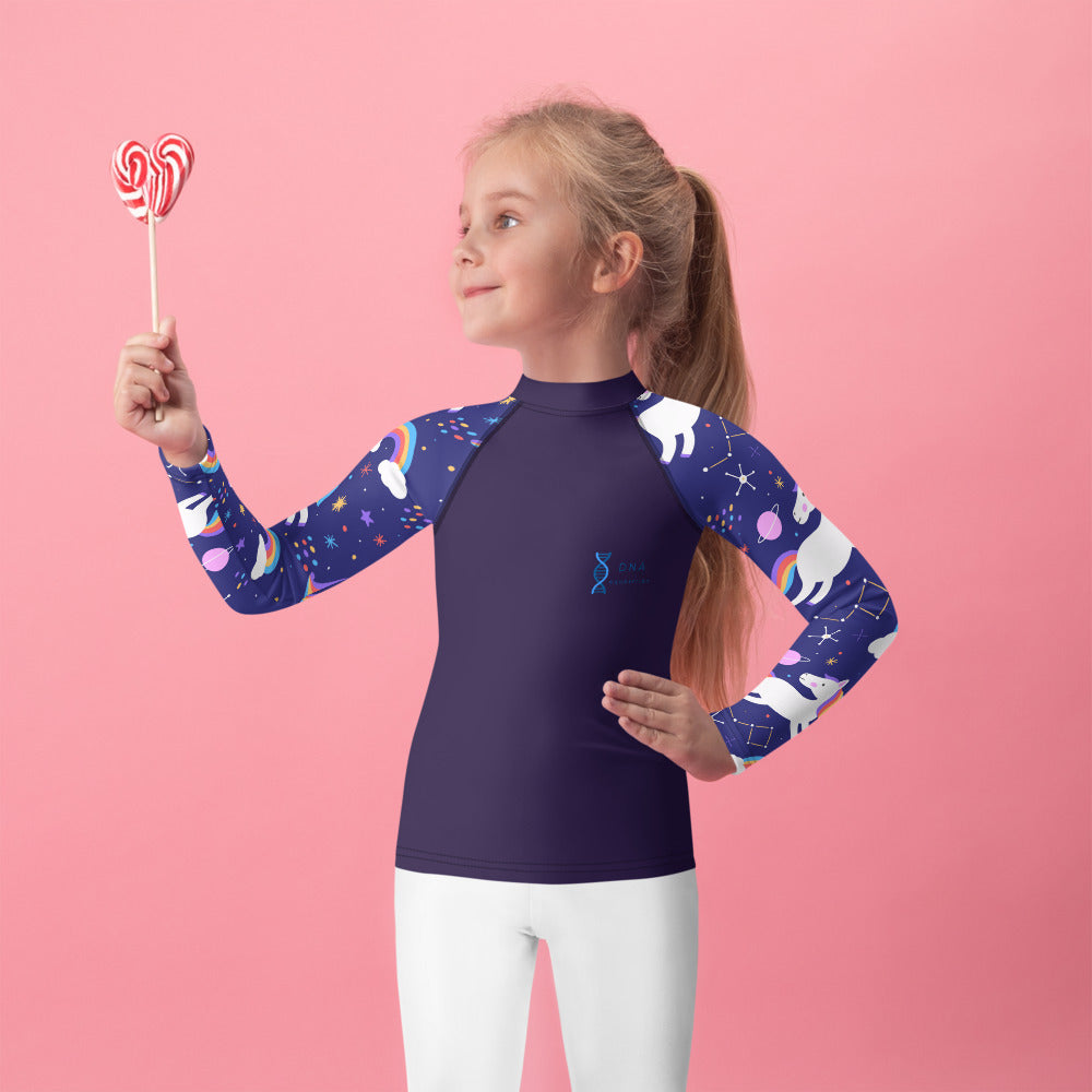 Kids purple pony baselayer DNA equestrian ltd