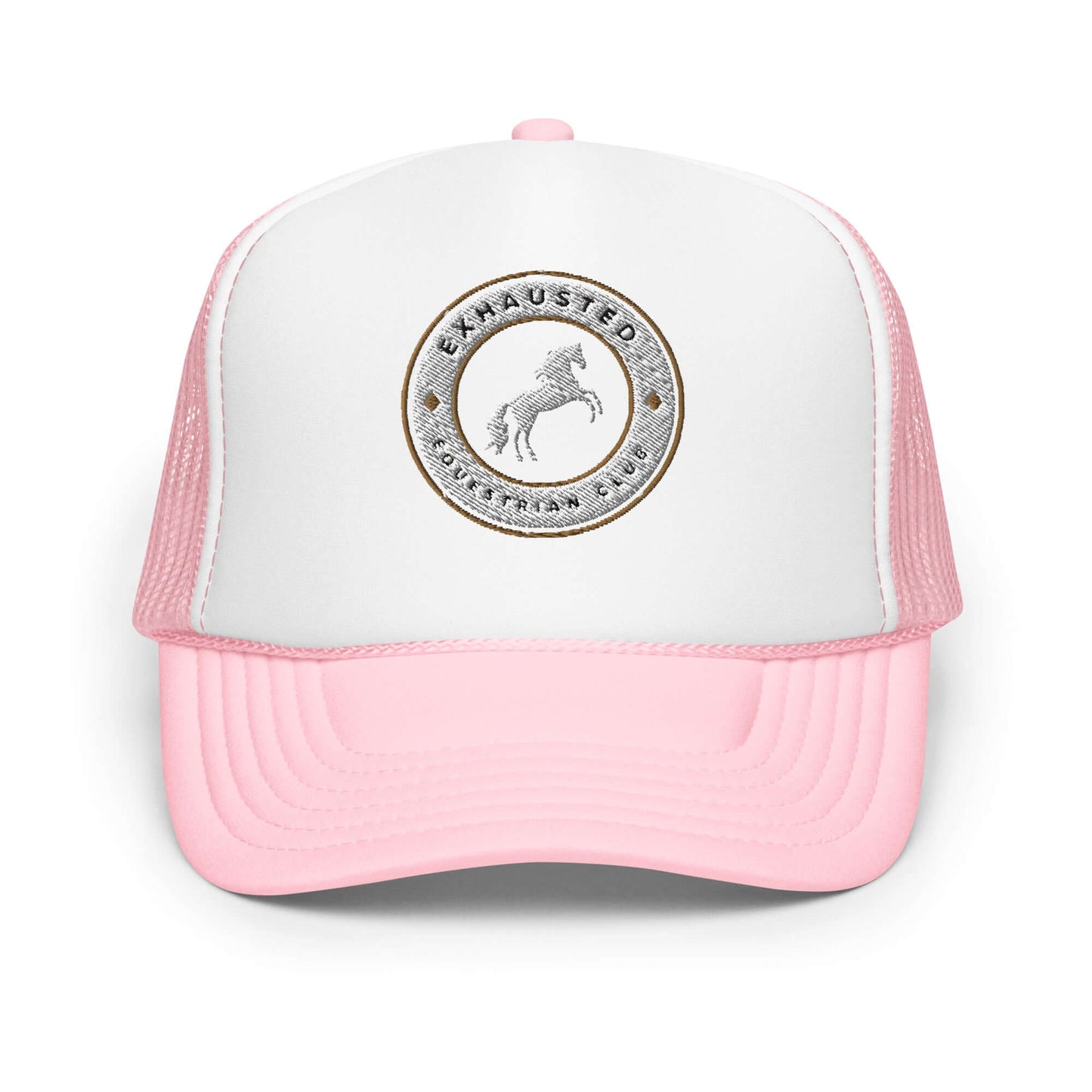 Exhausted equestrian club Foam trucker hat
