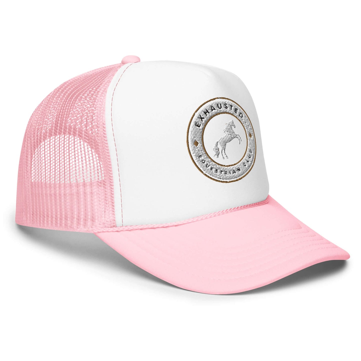 Exhausted equestrian club Foam trucker hat