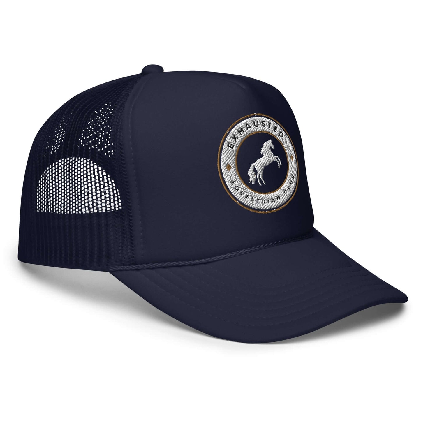 Exhausted equestrian club Foam trucker hat