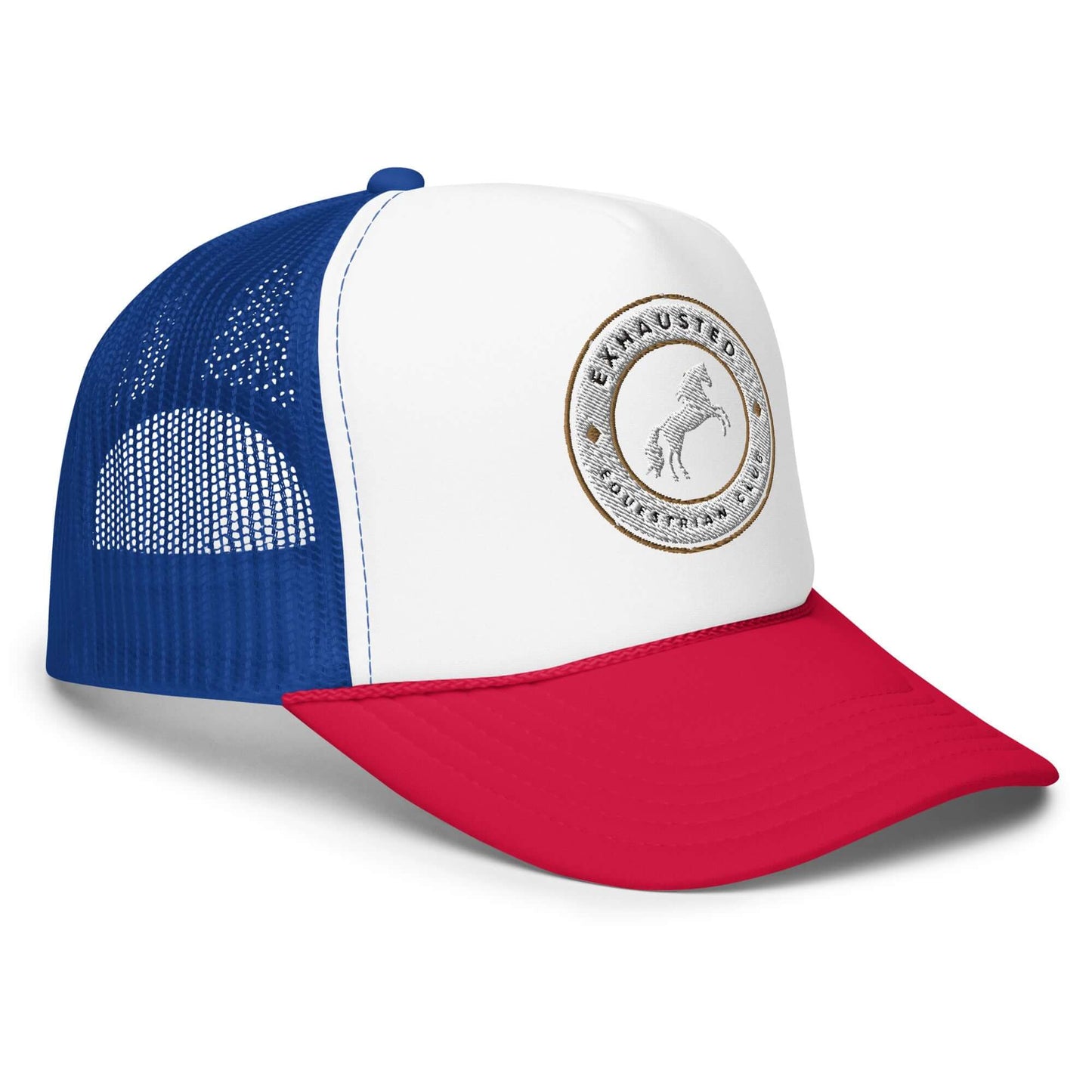 Exhausted equestrian club Foam trucker hat
