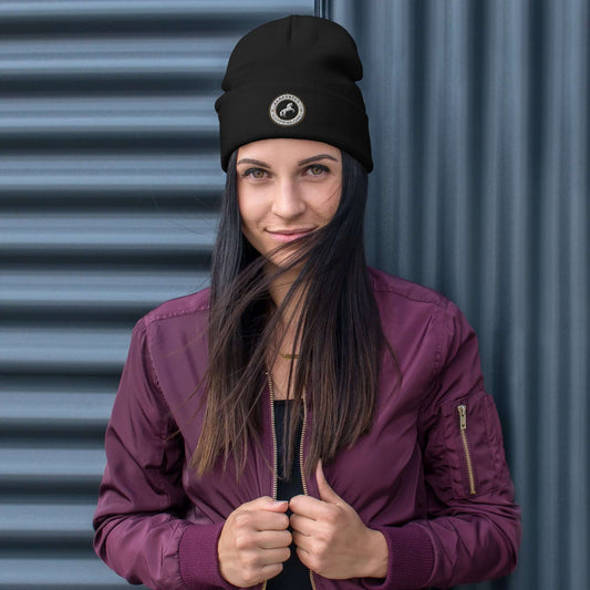 Exhausted equestrian club Embroidered Beanie