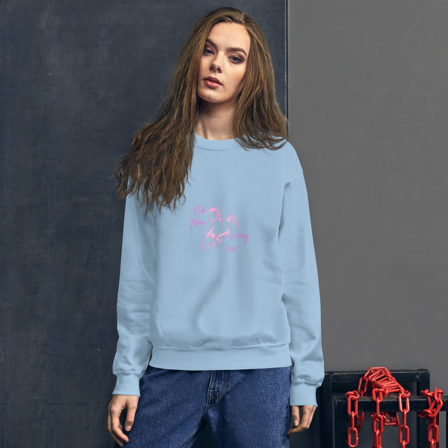 Ride more, worry less Sweatshirt DNA equestrian ltd