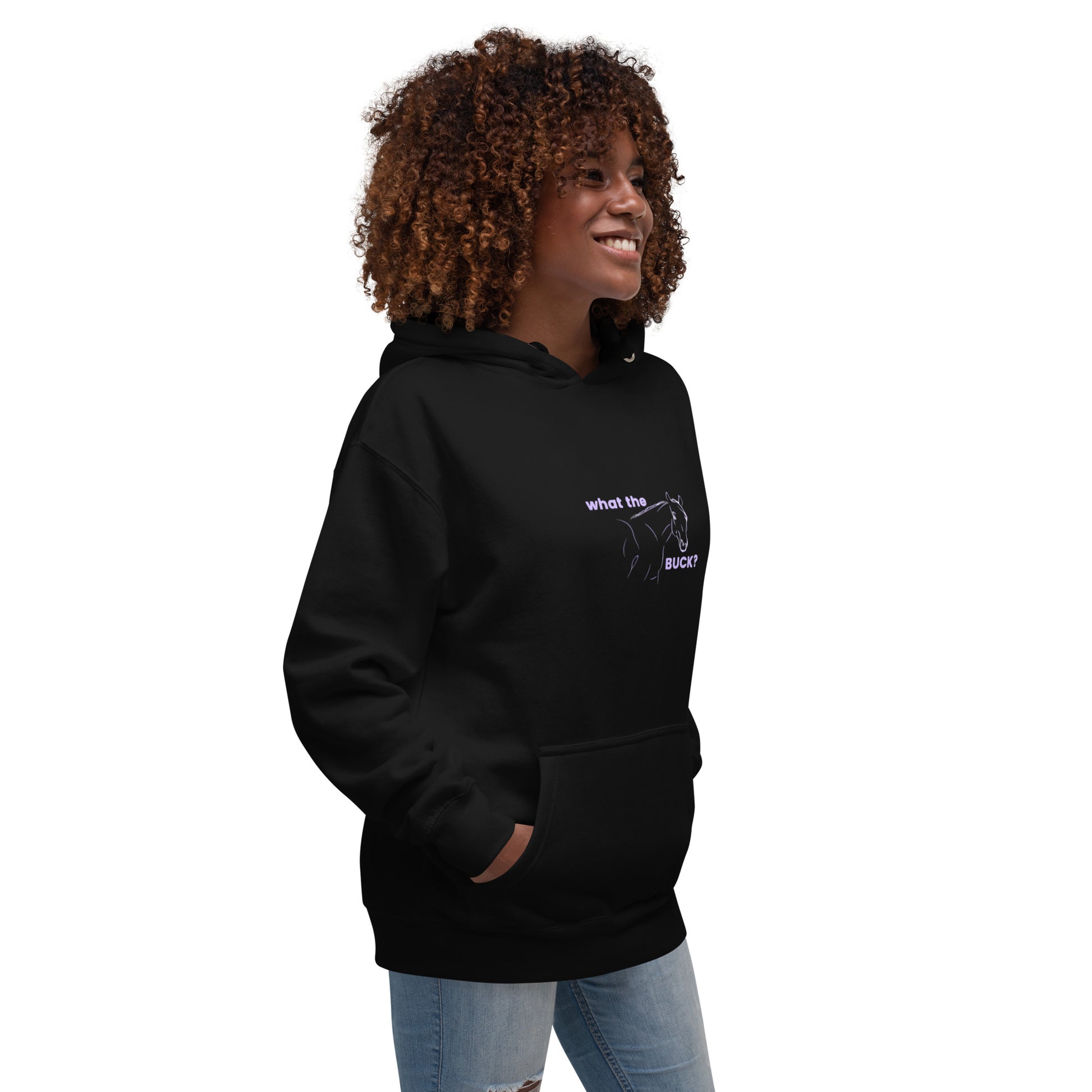 'What the' ladies Hoodie DNA equestrian ltd