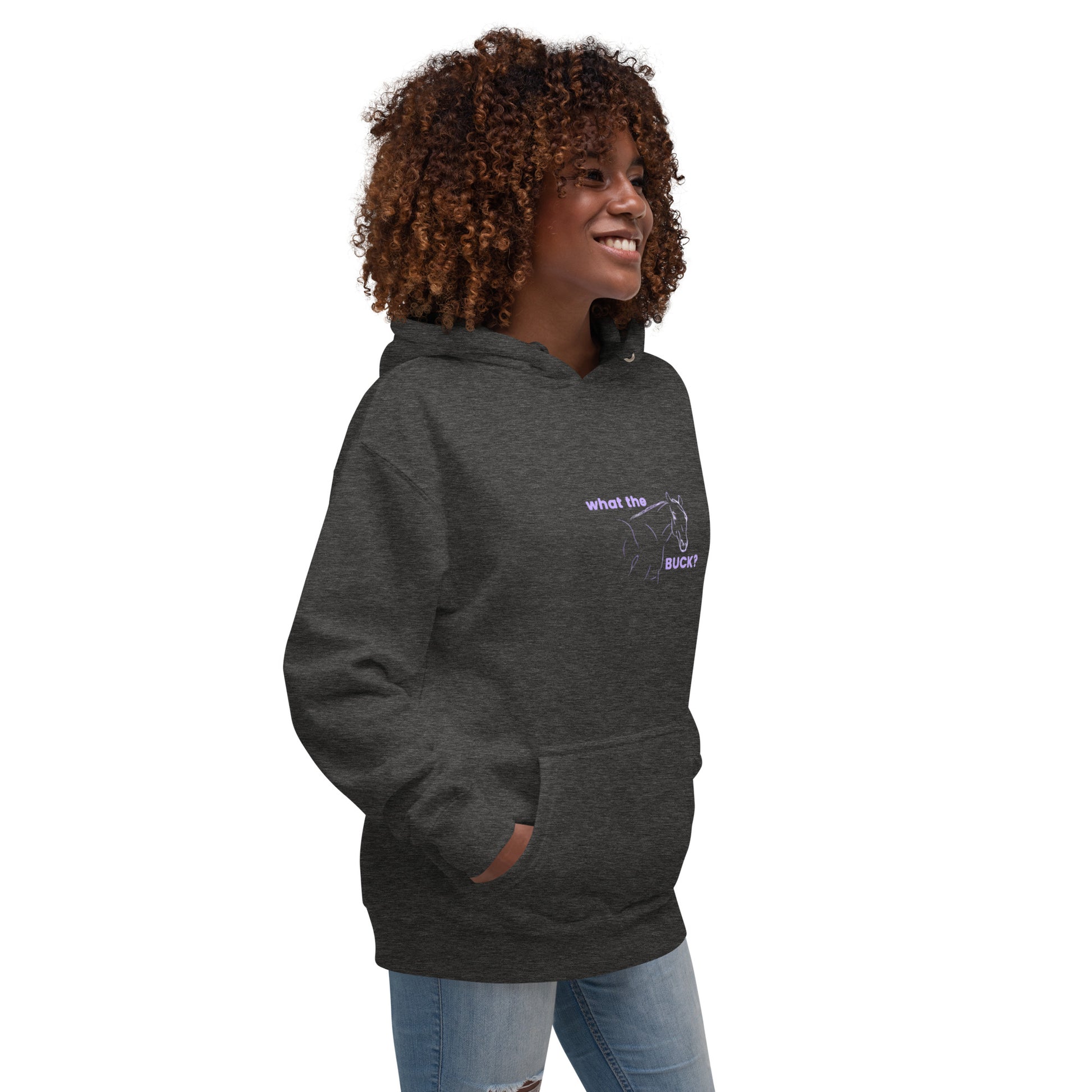 'What the' ladies Hoodie DNA equestrian ltd