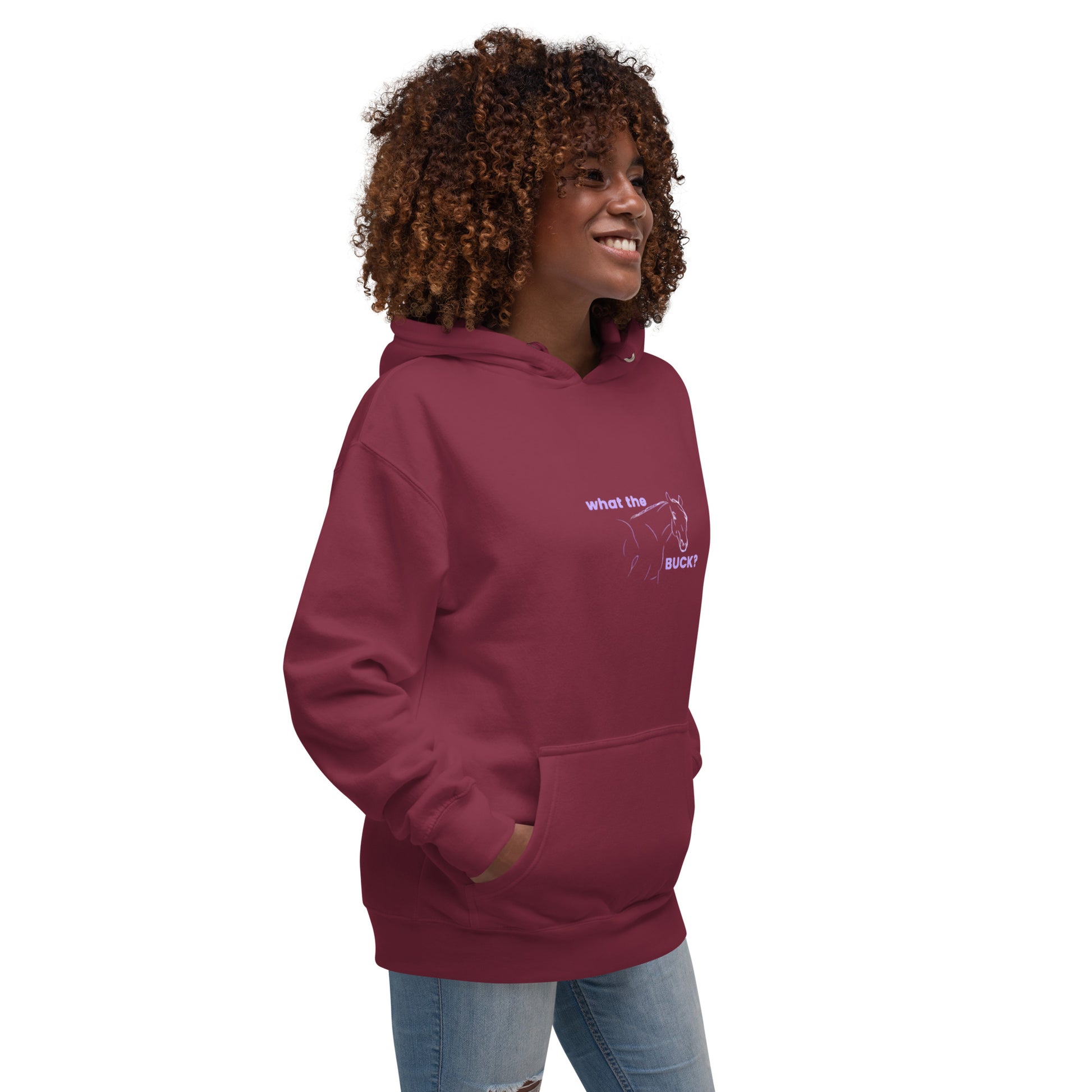 'What the' ladies Hoodie DNA equestrian ltd